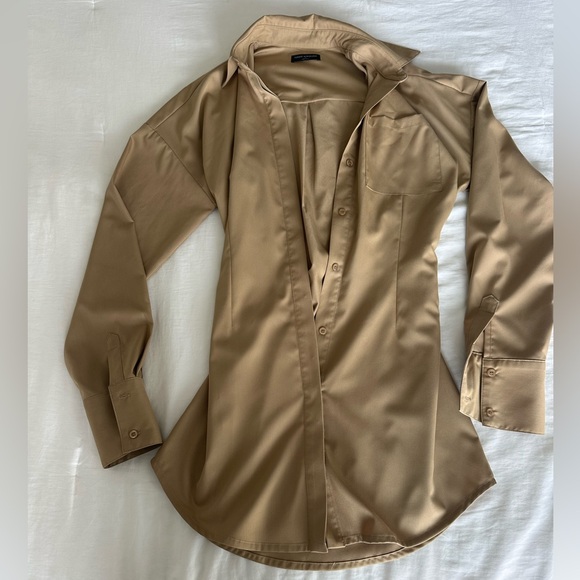 Naked Wardrobe Shirt Dress - Picture 1 of 4